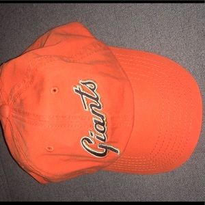 Orange SF Giants hat